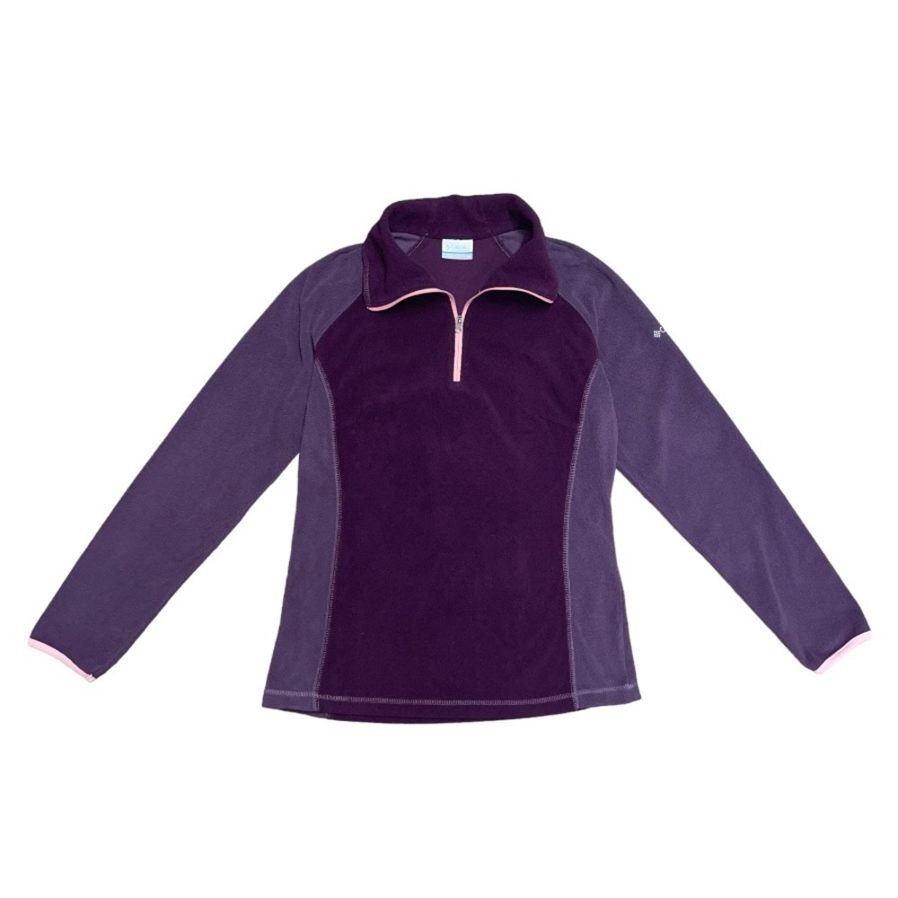 Columbia Sportswear‎ Women’s 1/4 Zip Lightweight Fleece Pullover Purple Size M